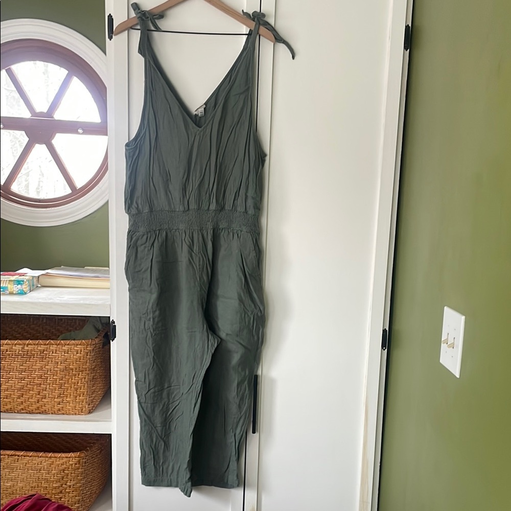 Women's Olive Jumpsuit